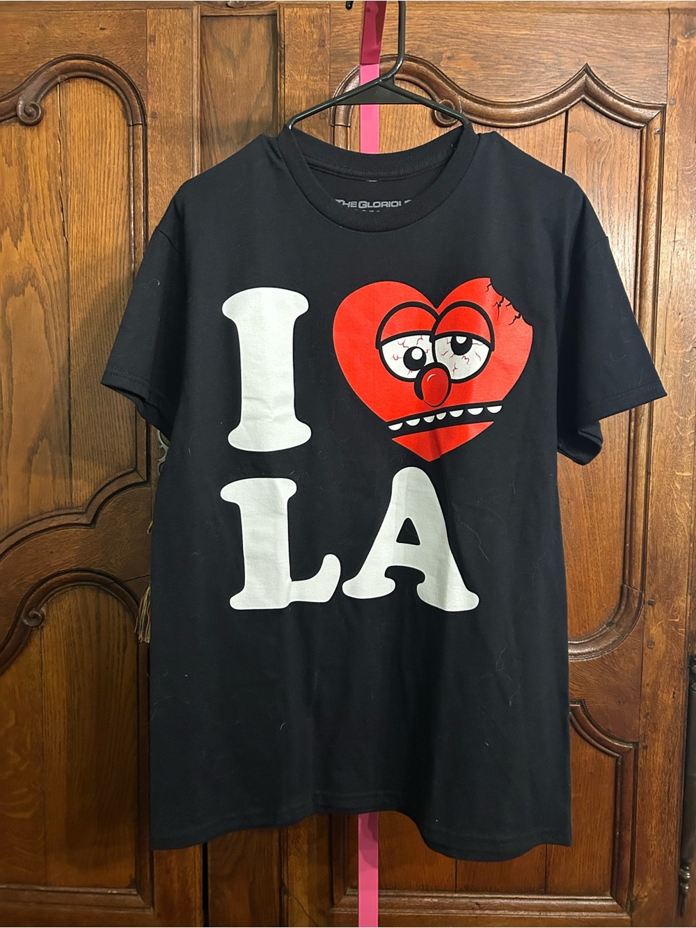 Men's Black 'I ❤️ LA' Graphic Tee